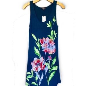 Express Sequin Floral Mini Dress